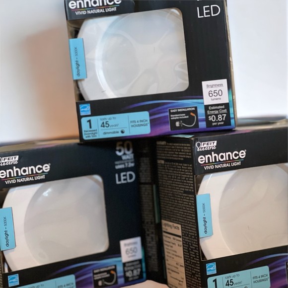 Feit Electric Enhance 50W LED Recessed Downlight with Trim Daylight Dimmable - Picture 1 of 8